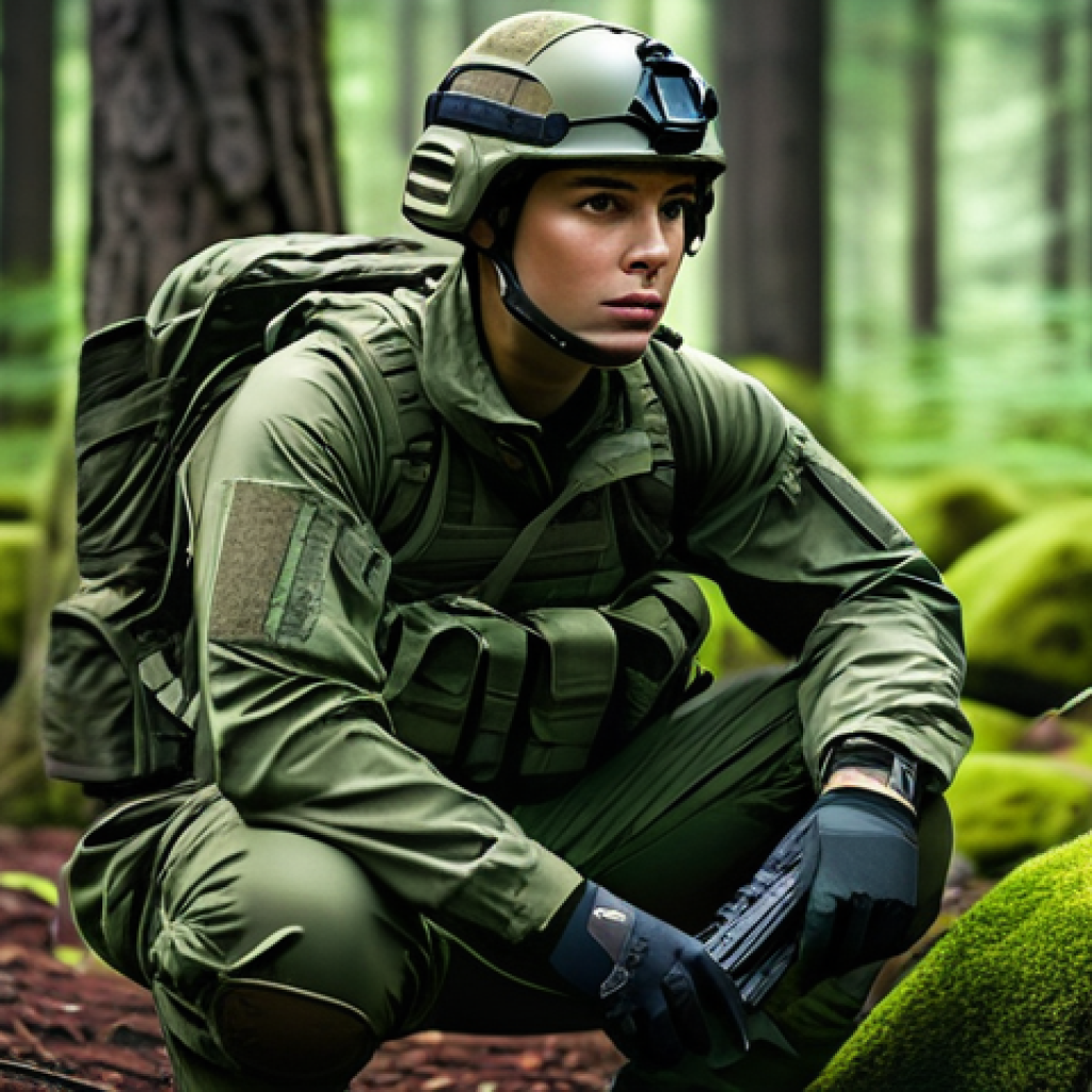 서바이벌 게임 장비 목록 - **Image Prompt 1: The Apex of Tactical Camouflage and Protection**
"A highly detailed, realistic...