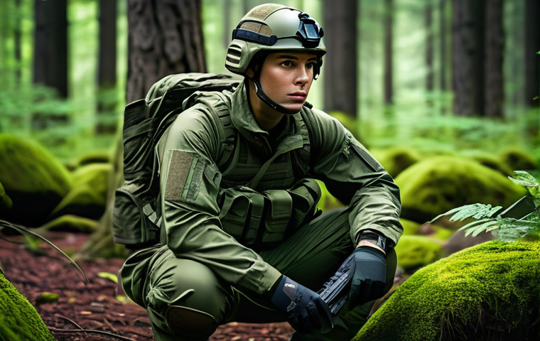 서바이벌 게임 장비 목록 - **Image Prompt 1: The Apex of Tactical Camouflage and Protection**
"A highly detailed, realistic...