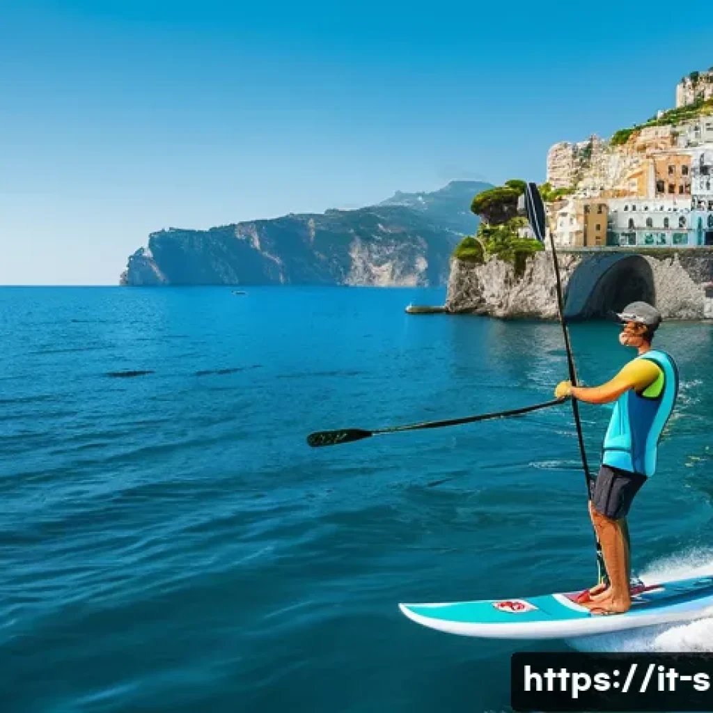 전동 서핑보드의 작동 원리 - **Prompt 1: The Thrill of E-Foiling on the Amalfi Coast**
    "A dynamic, photorealistic image of a ...
