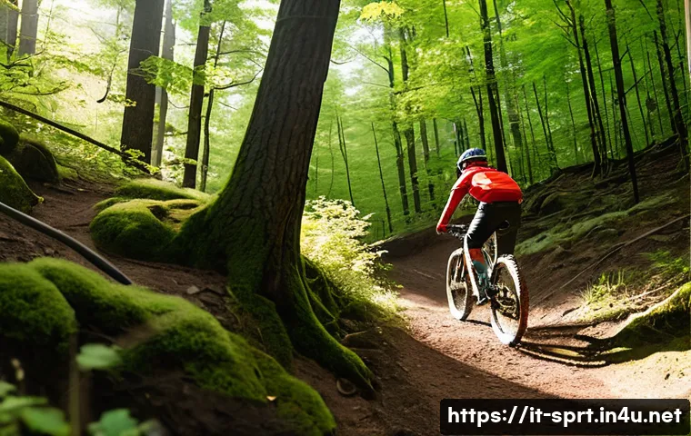 산악자전거 타이어 종류 - **Prompt 1: Diverse Terrain XC Performance**
"A determined cross-country mountain biker, male or...